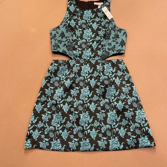 Hutch (Anthropologie) Jacquard Cut Out Mini Dress - Picture 6 of 10